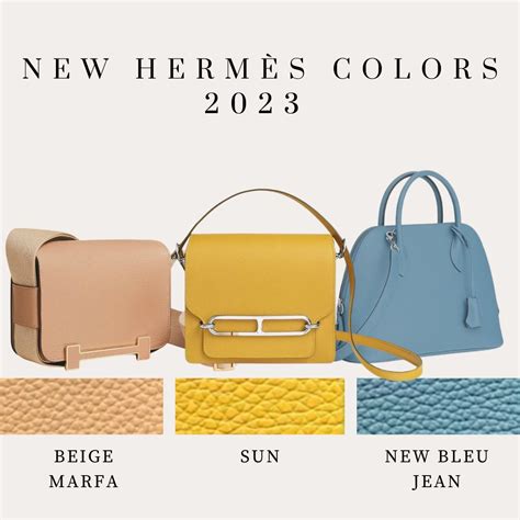 hermes colors 2024.